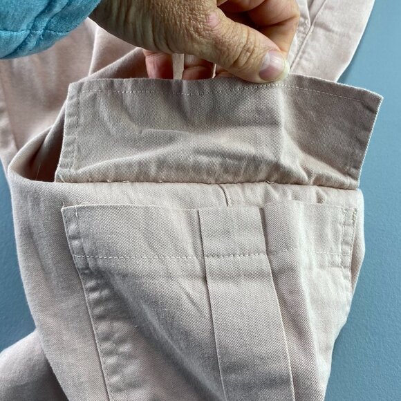 Primark pink elastic back & button front waist cargo pants, 10 - Picture 4 of 12